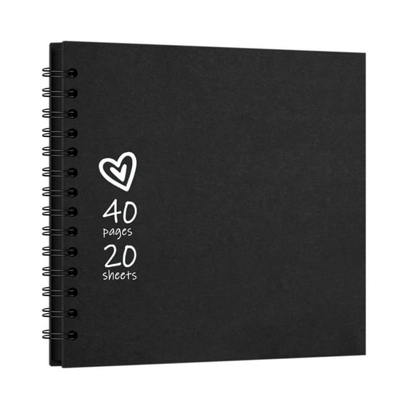 Weloille DIY Photo Album, Scrapbook for Wedding, Baby Memories, Customizable Memory Book, Handmade Craft Kit for Keepsakes