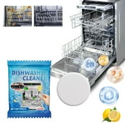 Weloille Dishwasher Cleaning Tablets Dishwasher Cleaner Gloss Cleaner Degrease And Stain Removal 5g