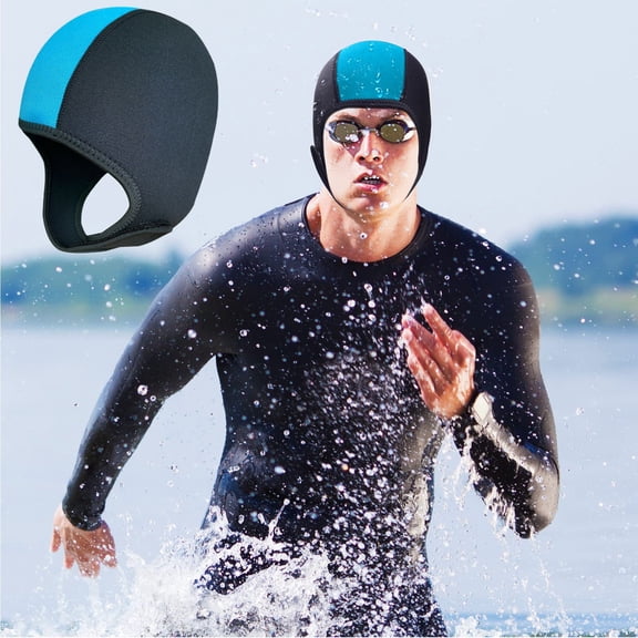 Weloille Diving Hood 1 Piece, Sun Protection Quick Dry Surfing Head Cover, Thermal Waterproof Windproof Face Gini for Snorkeling Swimming Cold Water Outdoor Water Sports