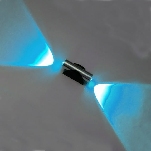 Weloille Double Headed LED Wall Lamp, 2W Short Straight Strip Sconce, Home and Porch Decor, Ceiling Light, Energy - Saving, Easy Install, for Indoor Lighting