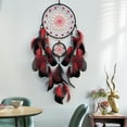 thumbnail image 1 of Weloille Dream Catcher Tree of Life with Feathers, Handmade Traditional Circular Net for Wall Hanging Decor, Bedroom Kids, Home Decoration Wedding Party Blessing Gift, 1 of 6