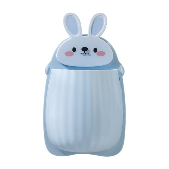 Weloille No - Drill Bunny Storage Rack, Wall - Mounted Bathroom Organizer, Toothbrush Drain Holder, Household Bedside Storage Box, Cute and Practical for Toilet