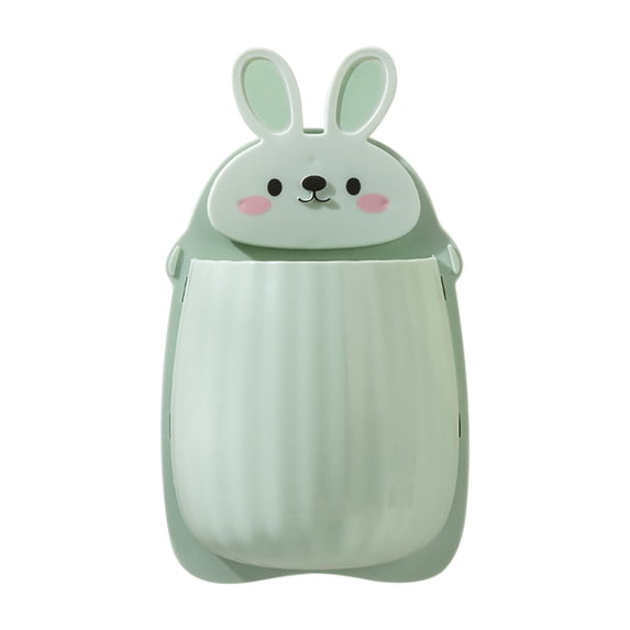 Weloille No - Drill Bunny Storage Rack, Wall - Mounted Bathroom Organizer, Toothbrush Drain Holder, Household Bedside Storage Box, Cute and Practical for Toilet