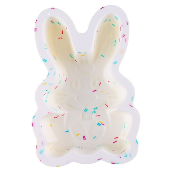 Weloille Easter Bunny Egg Cake Mold, Fondant Pop Cake Pancakes Chocolate Pie Dessert Mould Birthday Party Home Bakery