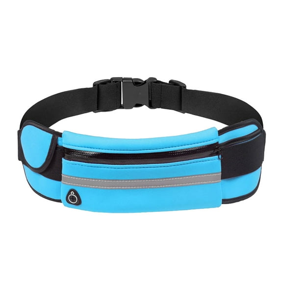 Weloille Elastic Phone Running Belt,Running Waist Pack for Men and Women,Fits ALL Phones,Phone Holder Waist Pack,Waterproof Running Sports Mobile Arm Bag