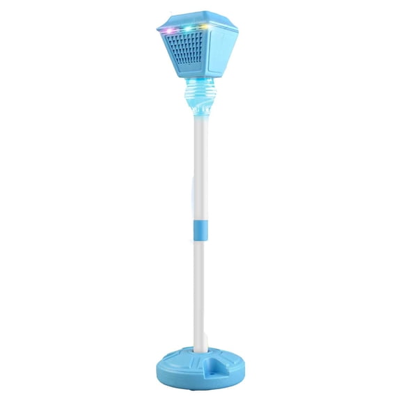 Weloille Electric Sound Light Bubble Machine 1 Piece, 5 Ounce Automatic High Output Leakproof, Portable Handheld Continuous Bubble Maker, for Outdoor Camping Party Wedding Garden Events