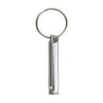 thumbnail image 1 of Weloille Emergency Whistle, Aluminum Extra Loud Safety Survival Whistle Keychain for Outdoor Sports Camping Hiking Boating Hunting, 1 of 4