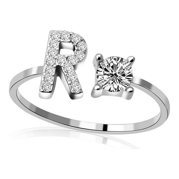 Weloille Exquisite Fashion 26 English Alphabet Style Letter Fashion Copper