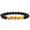 thumbnail image 1 of Weloille Fashion Unisex Healing Therapies Bracelets Stone Beads Stretch Strand Bracelets, 1 of 1