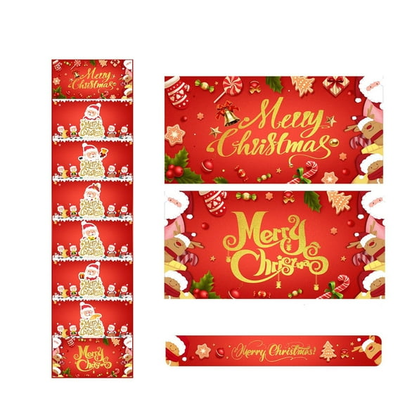 Weloille Foldable Christmas Red Envelope 1 Piece, Santa Claus Pattern Paper Money Holder, Creative Surprise Fun Festival Gift Packaging for Christmas Birthday Party Holiday Gift Giving