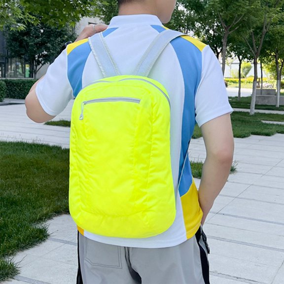 Weloille Foldable Hiking Skin Backpack 1 Piece, Iridescent Lightweight Large Capacity Travel Backpack, Water Repellent Outdoor Sports Rucksack, for Camping Hiking Travel Day Use