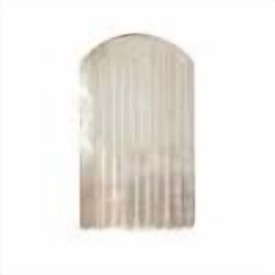 Weloille French Lace Round Mirror Flower Blackout Window Screen 1-Piece, Rod-Pocket Style Fabric Finished Curtain