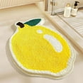 thumbnail image 1 of Weloille Fruit Bathroom Rug Mat, Ultra Absorbent Microfiber Shaggy Door Mat, Machine Washable Bath Rug Carpet for Toilet Bathtub Bedroom (40x60cm), 1 of 6
