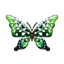 Weloille Garden Art Outdoor Garden Backyard Metal Butterfly Decoration Gift