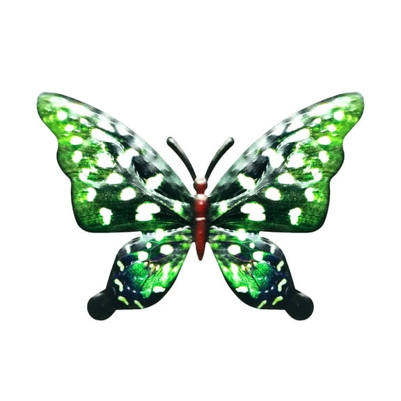 Weloille Garden Art Outdoor Garden Backyard Metal Butterfly Decoration Gift
