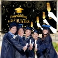 thumbnail image 1 of Weloille Graduation Decorations Congratulations Graduation Banner 2024 Graduation Banner Graduation Decorations Graduation Photo Backgrounds (70.86x45.27in), 1 of 8