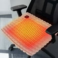 thumbnail image 1 of Weloille Heated Seat Cushion USB Office Chair Car,Portable Heated Seat Cover Keep Warm Seat Pad Winter Seat Cushion for Sports, Office Home and Car (17.7x17.7in), 1 of 5