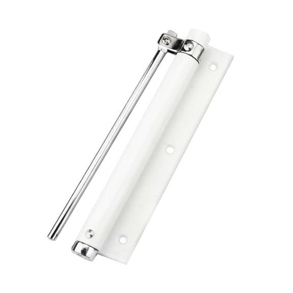 Weloille Heavy Duty Automatic Door Closer with Hydraulic Buffer, Adjustable for Outward Opening Wood Doors, Aluminum Steel Construction Home Commercial Use up to 35kg