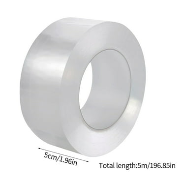 Weloille Kitchen and Bathroom Waterproof and Mildew-proof Adhesive Tape Joint Sealing Strip Transparent Waterproof Corner Sticker (5cmx5m)