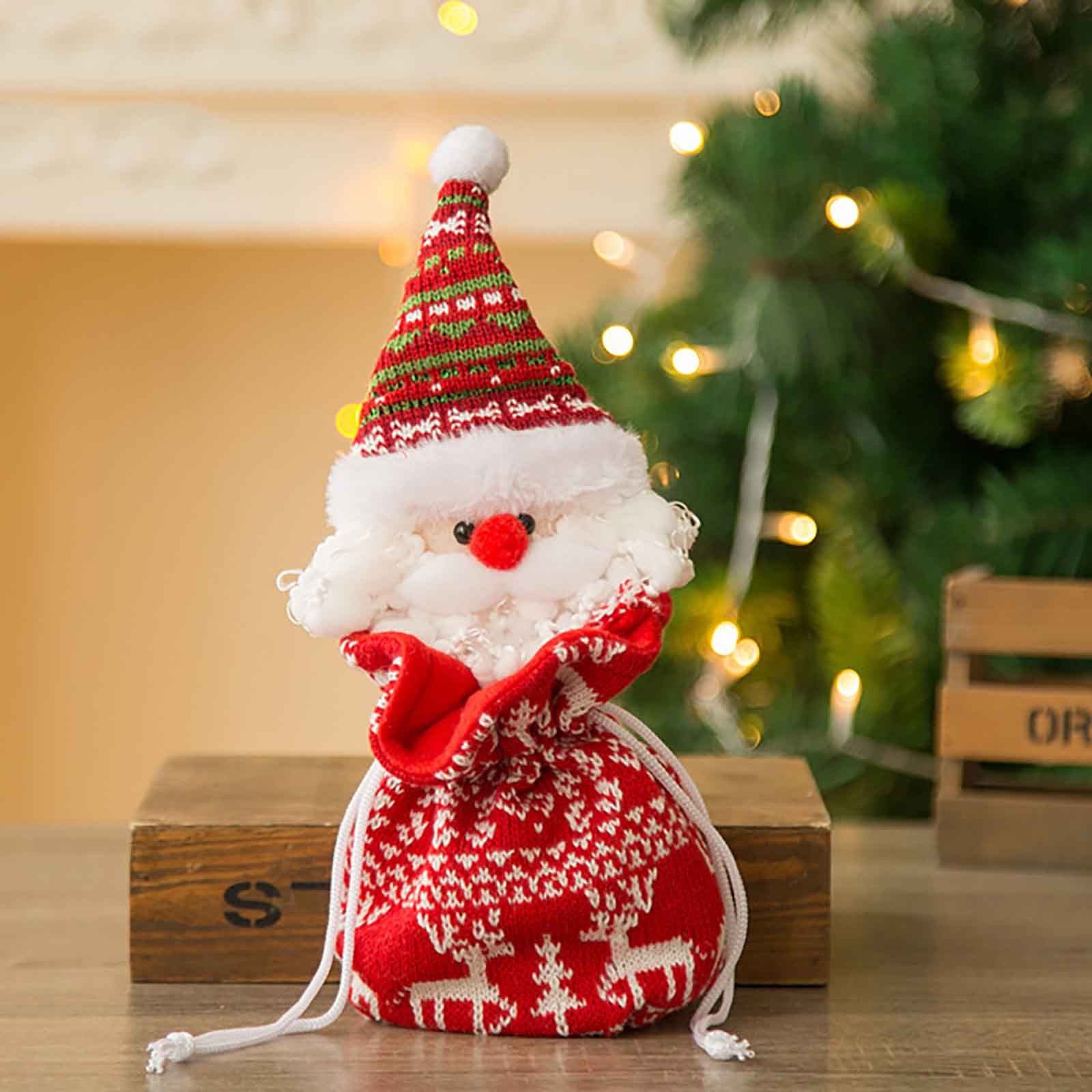 Weloille Large Christmas Gift Bags Bulk Christmas Tote Bags Reusable