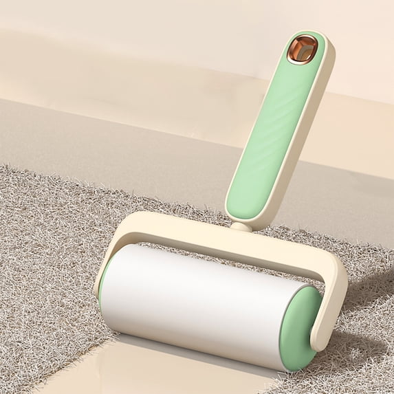 Weloille Lint Roller Pet Hair Stick Device, Pet Hair Stick Device Roller, Reusable Lint Roller With Cover, Lint Roller For Pet Hairs, Floor, Clothes, Carseats