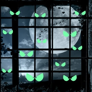 Luminous Sticker, Proboths Creative Removable Luminous Fluorescent Sticker  Glow in Dark Decal for Halloween Home Wall Window Decoration Peeping Eyes
