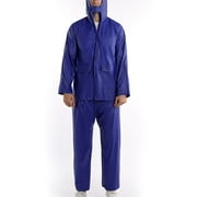 Weloille Men Women PVC Adult Transparent Raincoat Outdoor Duty Raincoat Rain Pants Suit Rainstorm Proof Split Raincoat