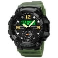 thumbnail image 1 of Weloille Men's Camouflage Waterproof Digital Watch with LED Backlight, Resin Strap, Alarm Stopwatch, Stylish Sport Watch for Outdoor Use, Affordable Gift for Men and Boys, 1 of 9