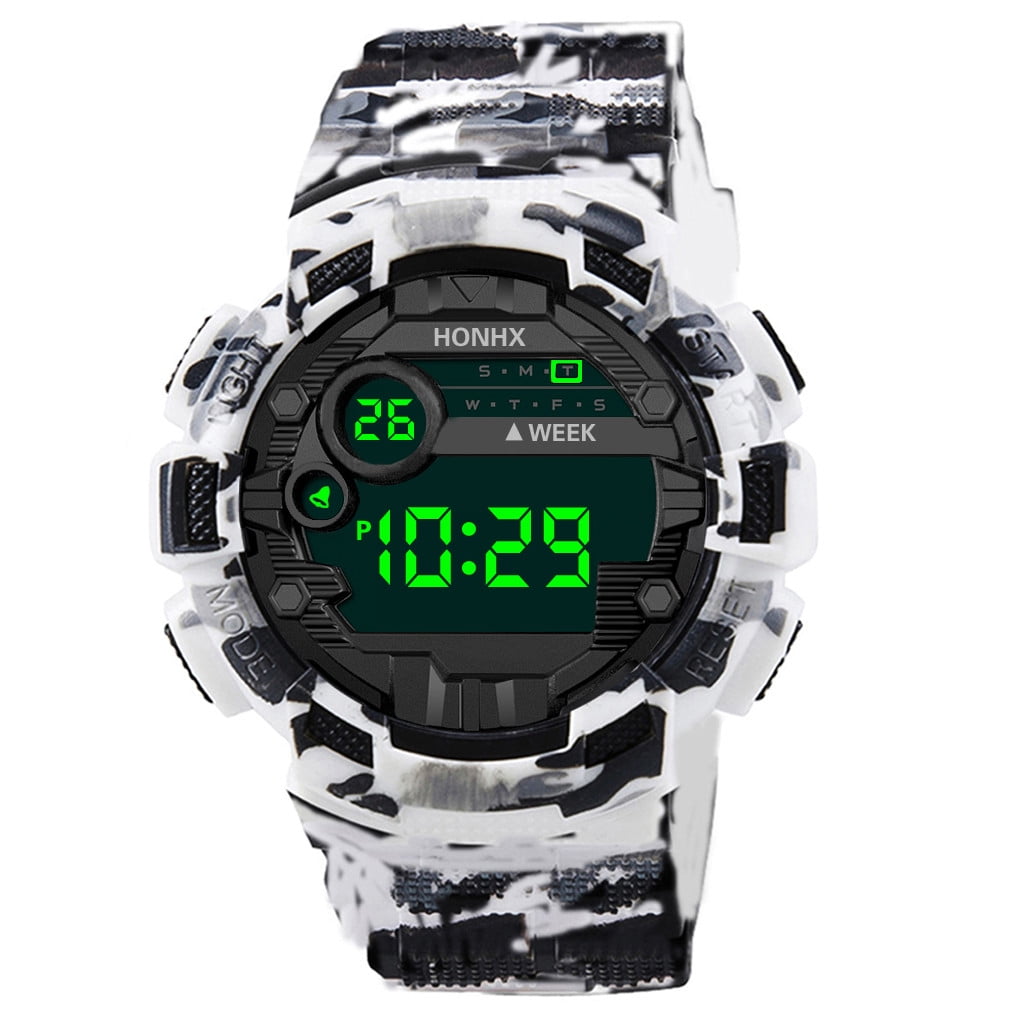 Large number digital watches for mens sale