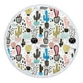 thumbnail image 1 of Weloille Microfiber Beach Towels Oversized Round Colorful Beach Blanket Sand Free Quick Dry Hippie Boho Circle Bath Towel Absorbent Bohemian Beach Yoga Mat Table Cloth, 1 of 5