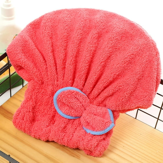 Weloille Microfiber Hair Drying Cap Super Absorbent Quick Drying Bandana For Curly Hair Drying Fast Drying Bandana Wrap Towel Shower Cap For Girls And Ladies