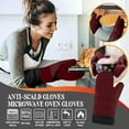 thumbnail image 1 of Weloille Microwave Oven Anti-scalding Gloves Silicone Insulating Gloves High Temperature Resistant Kitchen Baking Oven Gloves 1Pcs, 1 of 9