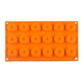 thumbnail image 1 of Weloille Mini Donut Molds, 18 Cavity Donut Pans, Non-Stick Silicone Donut Molds Cake Biscuit Bagels Molds, Baking Pan Mold, 1 of 1