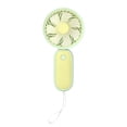 thumbnail image 1 of Weloille Mini Portable Fan, Cute Design, Powerful Wind, Handheld and Desktop, Rechargeable Battery, 1 of 2