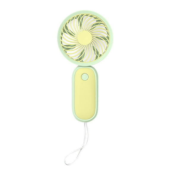 Weloille Mini Portable Fan, Cute Design, Powerful Wind, Handheld and Desktop, Rechargeable Battery