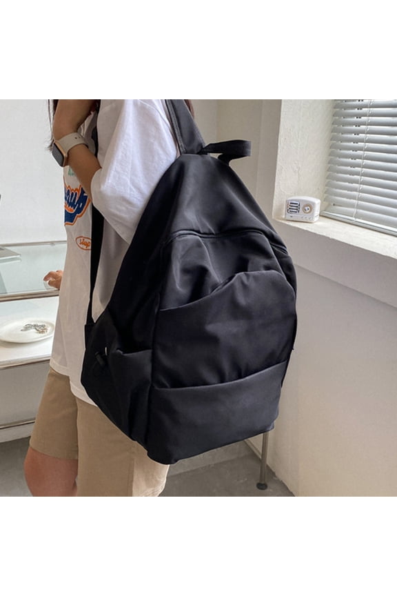 Minimalist Backpack 1 Piece, Unisex Large Capacity Travel Backpack, Water Resistant Multi-pocket Casual Daypack, Suitable for Travel Daily Commuting and Outdoor Activities