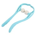 thumbnail image 1 of Weloille Neck Massager for Pain Relief deep Tissue, Manual Neck Massager, Shoulder Massager, Handheld Neck and Back Massager Roller Legs Shoulder Relaxer, 1 of 1