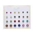 thumbnail image 1 of Weloille New Paper Card Zircon Earrings All-match 12 Pairs Of Pearl Card Earrings Female, 1 of 1
