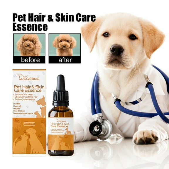 Weloille Pet Hair Care Essence Protects Pet Hair From Being Combed Smoothly 30ML
