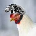 thumbnail image 1 of Weloille Pet Products Protection Chicken Helmet Hen Hat Bird Hat Head Cover, 1 of 4