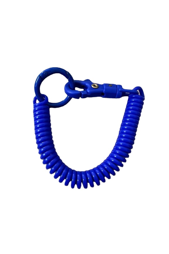 Plastic Spring Rope Key Chain Spring Mobile Phone Rope-proof Telescopic Spring Lanyard Key Chain Lanyard