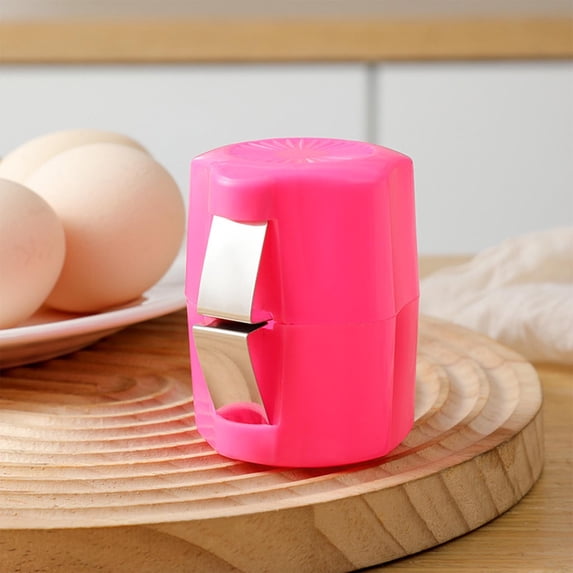 Weloille Portable Egg Sheller, Efficient Kitchen Tool for Quick Eggs Shell Removal, Food Grade Plastic Egg Separator Beater for Boiled Eggs and Baking Needs