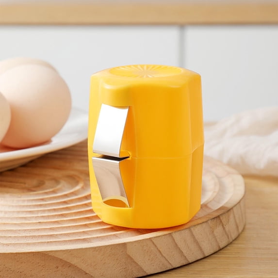 Weloille Portable Egg Sheller, Efficient Kitchen Tool for Quick Eggs Shell Removal, Food Grade Plastic Egg Separator Beater for Boiled Eggs and Baking Needs