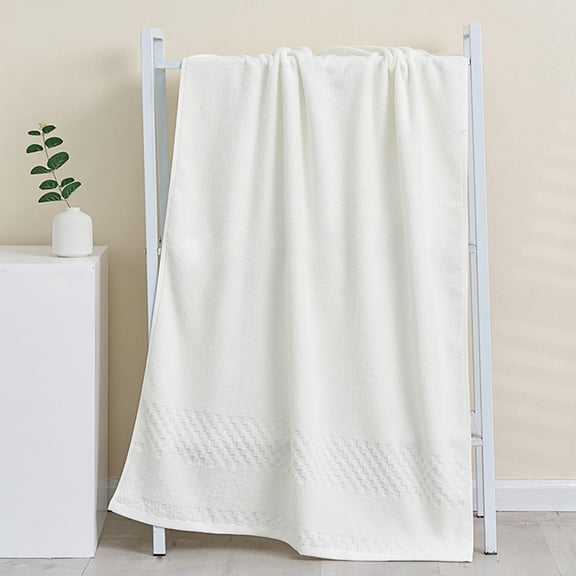 Weloille Pure Cotton Soft Towel, 1 Piece, Highly Absorbent and Gentle on Skin, Essential Bathroom Accessory for Daily Use
