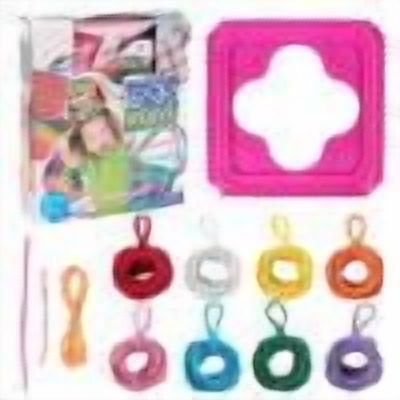 Weloille Puzzle DIY Rope Loop Knitting Tool, Device Elastic Rope Knitting Toys, Knitting Machine, DIY Cushion Rope Braided Shelf, Knitting Loop