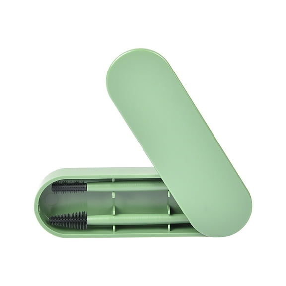 Weloille Repeatable Use Silicone Mascara Brush Eyebrow Comb Eyelash Curler Extension Tool (Length : 72mm)