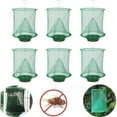 thumbnail image 1 of Weloille Reusable Ranch Horse Fly Trap 6 Pieces, Hanging Outdoor Fly Catcher Cage, High Efficiency Non-Toxic Fly Killer, for Farm, Ranch, Garden, Patio Outdoor Insect Control Use, 1 of 9