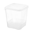 thumbnail image 1 of Weloille Rice Storage Container Large Airtight Flour Storage Container Plastic Clear Rice Bin Sealed Rice Bin for Kitchen Flour Nuts Sugar Oatmeal Cereal Pantry Organization, 1 of 2