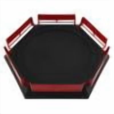 Weloille Rotating Battle Spinning Top Disc 1Pc, Wear Resistant Interactive Competition Tray, Smooth Edge Stable Base Game Board, for Family Gathering Adult Party Leisure Entertainment