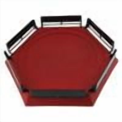 Weloille Rotating Battle Spinning Top Disc 1Pc, Wear Resistant Interactive Competition Tray, Smooth Edge Stable Base Game Board, for Family Gathering Adult Party Leisure Entertainment